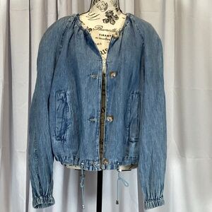 1321. INC Button Up Denim Jacket NWT Size XL